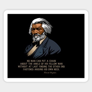 Frederick Douglass Quote Gift for Black History Month Sticker